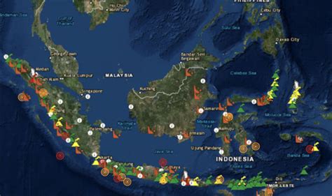 Bali volcano MAP reveals Indonesia's huge volcano threat | World | News | Express.co.uk