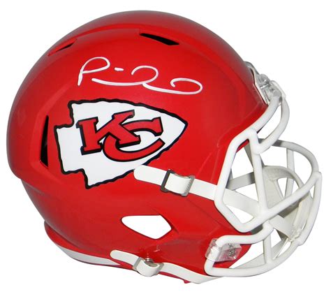 Patrick Mahomes Autographed Helmet - Full Size Speed Beckett