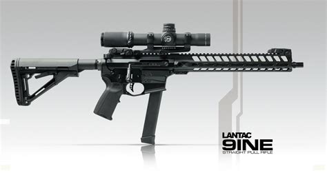 9INE - a Straight Pull 9x19 mm Rifle from Lantac UK -The Firearm Blog
