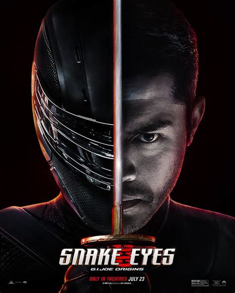 Click to View Extra Large Poster Image for Snake Eyes: G.I. Joe Origins in 2021 | Snake eyes gi ...