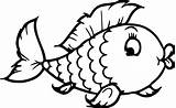 Cute Fish Coloring Page  Free Printable Pages For Kids sketch template