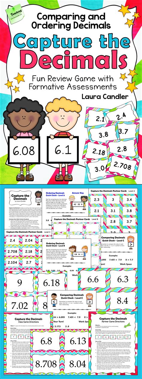 Capture the Decimals is an exciting math game that will help 4th grade and 5th grade students ...