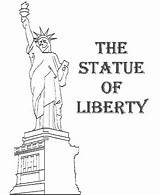 Statue Of Liberty Coloring Pages sketch template