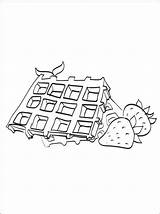 Waffles Printable sketch template
