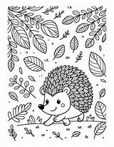 Free Printable Hedgehog Coloring Pages sketch template