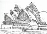 Sydney Opera House Coloring Page At Getcoloringscom sketch template