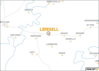 Lonedell (United States - USA) map - nona.net