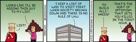 Alice’s List | Dilbert comics, List, Survival techniques