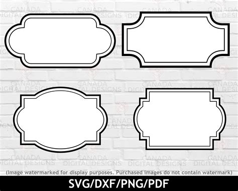 Clip Art & Image Files Vintage Label Clip Art Vintage Tags SVG Stencil ...