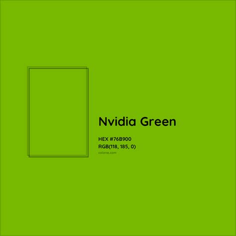 Nvidia Green Color Palettes, Scheme Combination - colorxs.com