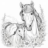 Horse Coloring Pages For Teenagers Coloring sketch template