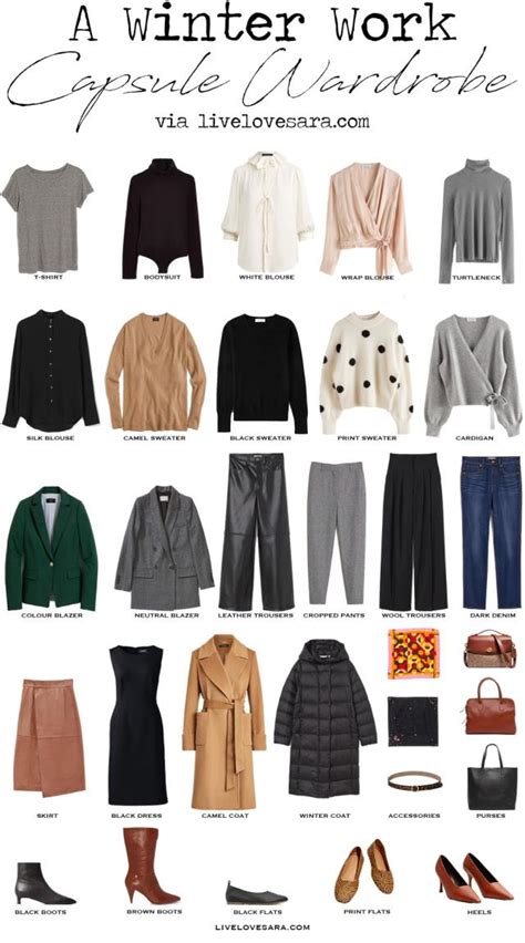 How to Build a Winter Work Capsule Wardrobe - livelovesara