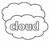 Smiling Cloud Coloring Page  Free Printable Pages For Kids sketch template