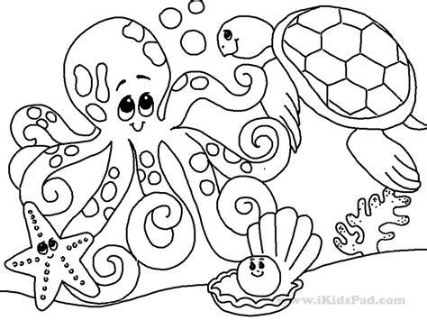 Underwater Coloring Pages - Coloring Home