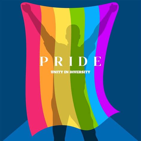 LGBT poster design Gay Pride LGBTQ ad divercity concept 2368249 Vector ...