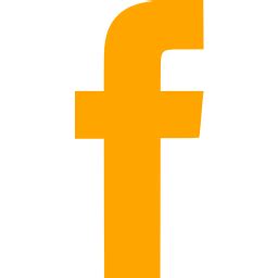 Orange facebook icon - Free orange social icons