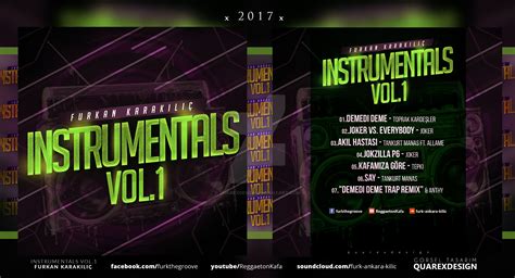 Furkan Karakilic - Instrumentals Vol1 Mixtape Art by quarexdesign on ...