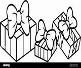 Christmas Gifts Isolated Coloring Page Stock Vector Image & Art  Alamy sketch template
