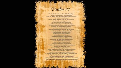 Psalm 91 KJV reading. - YouTube