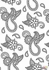Paisley Pattern coloring Page  Free Printable Coloring Pages sketch template