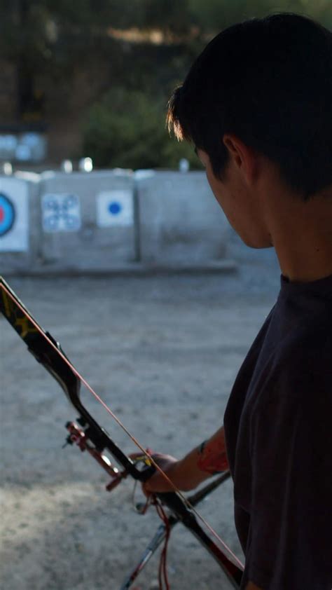 Man Practicing Archery · Free Stock Video