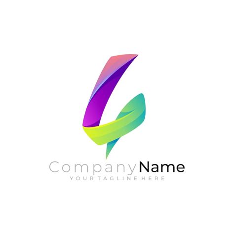 Premium Vector | Letter l logo with colorful design for company logo