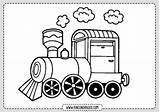 Tren Colorear Colorir Comboio Treno Desenho Colorare Locomotive Trenes  sketch template