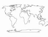 7 Continents Coloring Pages World Map Printable Images sketch template