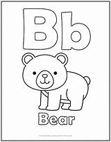 Letter B Coloring Pages sketch template
