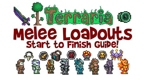 Best Terraria Melee Loadout Guide! (Class Weapons, Armor & Accessories ...