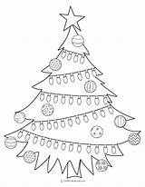 22 Printable Christmas Tree Coloring Pages sketch template