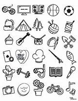Hobbies Coloring Page Explore New & Activities By Fresh Hobby sketch template