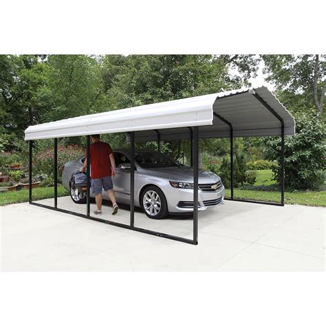 Arrow 12X20 Steel Carport (7' Sidewall) | Free Shipping