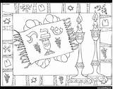 Free Printable Shabbat Coloring Pages sketch template