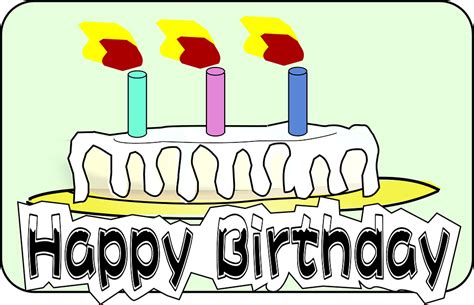 Birthday Cake Happy · Free vector graphic on Pixabay