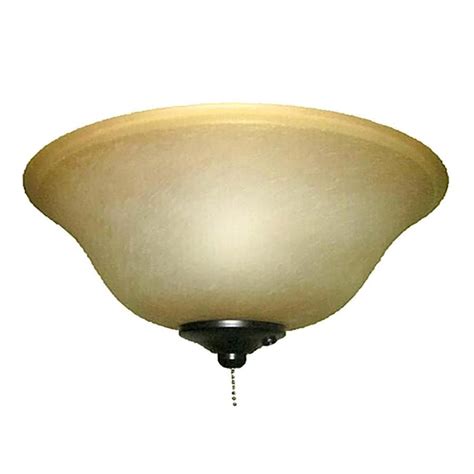 Harbor Breeze 2-Light Black/bronze Incandescent Ceiling Fan Light Kit with Alabaster Glass/Shade ...