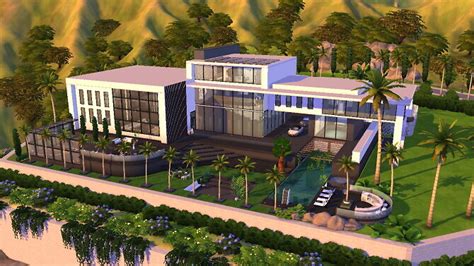 Celebrity Modern Mansion by Bellusim at Mod The Sims » Sims 4 Updates