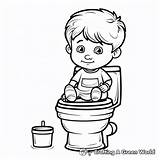 Potty Training Coloring Pages  Free & Printable sketch template