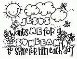 Melonheadz LDS Illustrating Sunbeam Coloring Page  Home sketch template