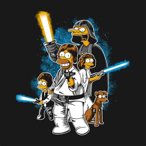 The Simpsons Star Wars 1 | Desenho dos simpsons, Simpsons personagens ...