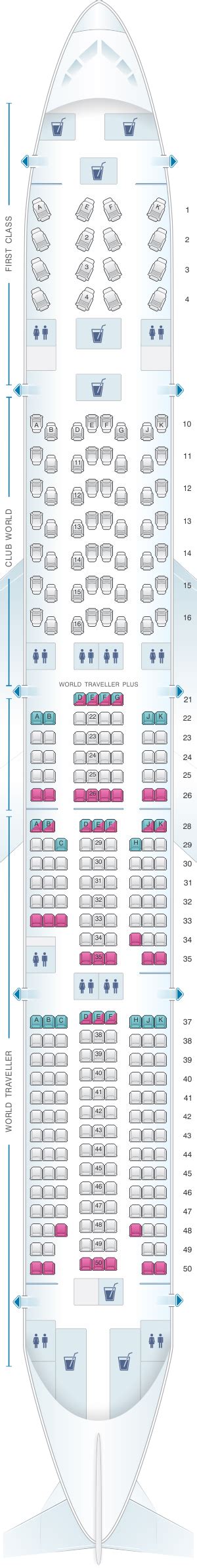 Boeing 777 300er British Airways Seat Map - Berri Celeste