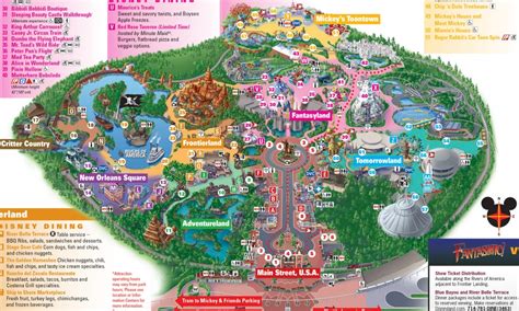 Disneyland Map Printable