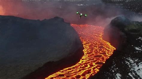 'GMA' Flies Drone Over Erupting Volcano Live - ABC News