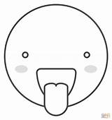 Tongue Coloring Page sketch template