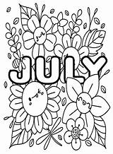 Lovely July coloring Page  Download Print Or Color Online For Free sketch template