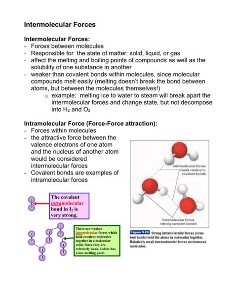 Intermolecular Forces