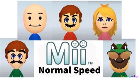 Top 5 Best Super Mario Miis (Normal Speed) - YouTube