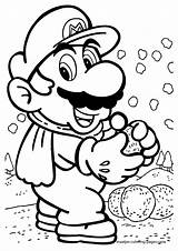 Free Printable Mario Coloring Pages For Kids sketch template