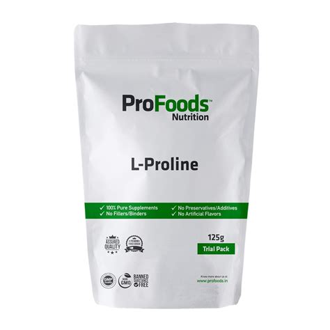 Profoods L Proline Powder (125 grams) : Amazon.in: Health & Personal Care