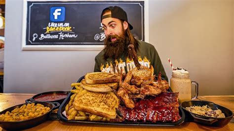 BULLHORN'S UNDEFEATED BBQ PLATTER CHALLENGE | BeardMeatsFood - YouTube